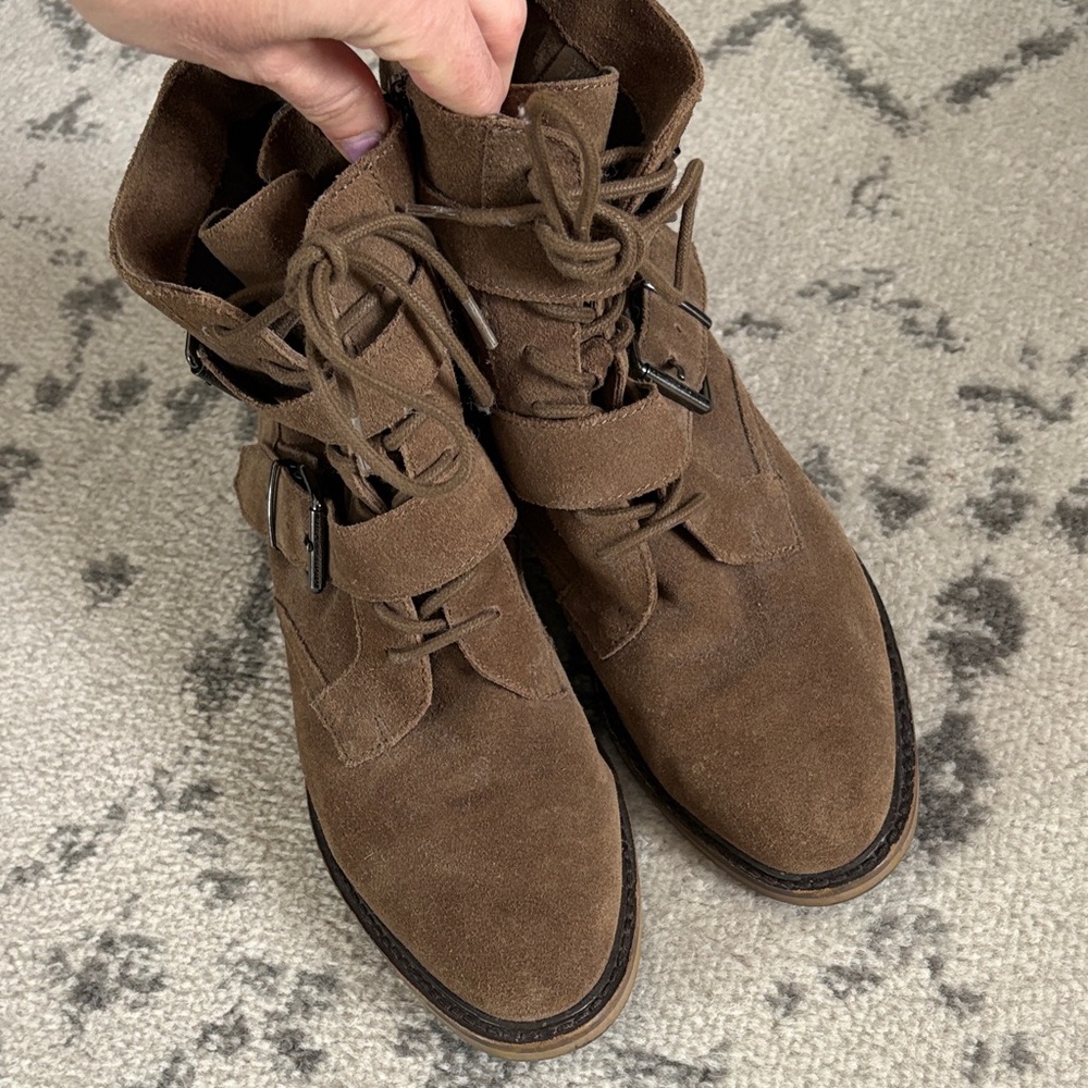 Vince Camuto Brown Suede Boots